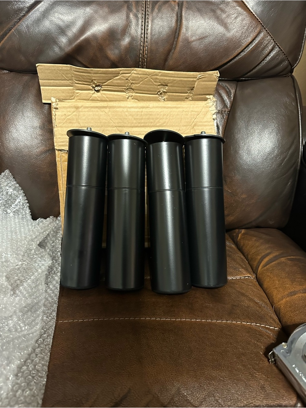 Stanley Black Replacement Furniture Legs Set of 4